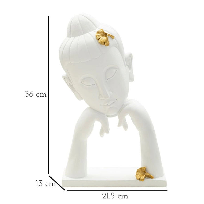 Testa Buddha -b- cm 21,5x13x36