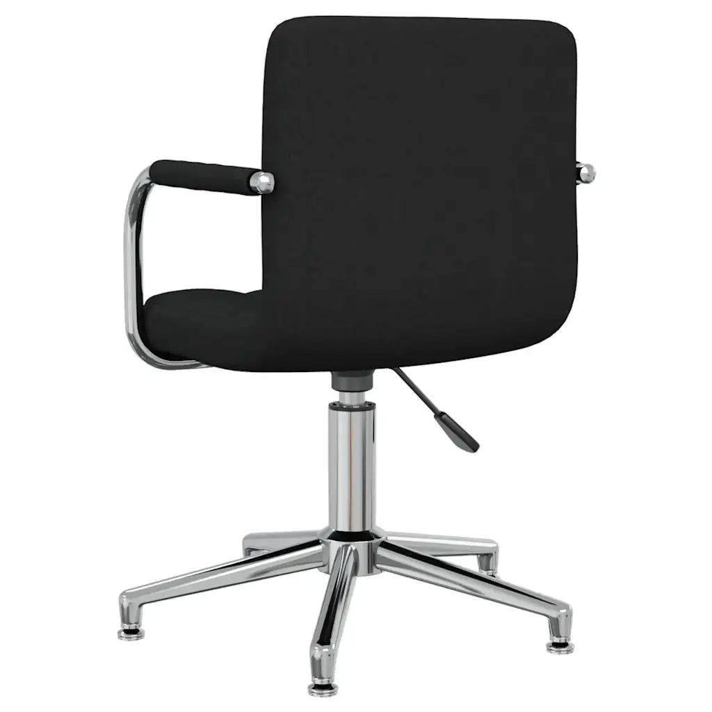 Sedia da Ufficio Girevole Nera in Tessuto 334735