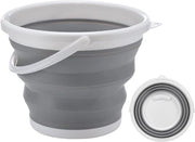 Emiciclo in Silicone 10L per Camping e Uso Casalingo - Grigio