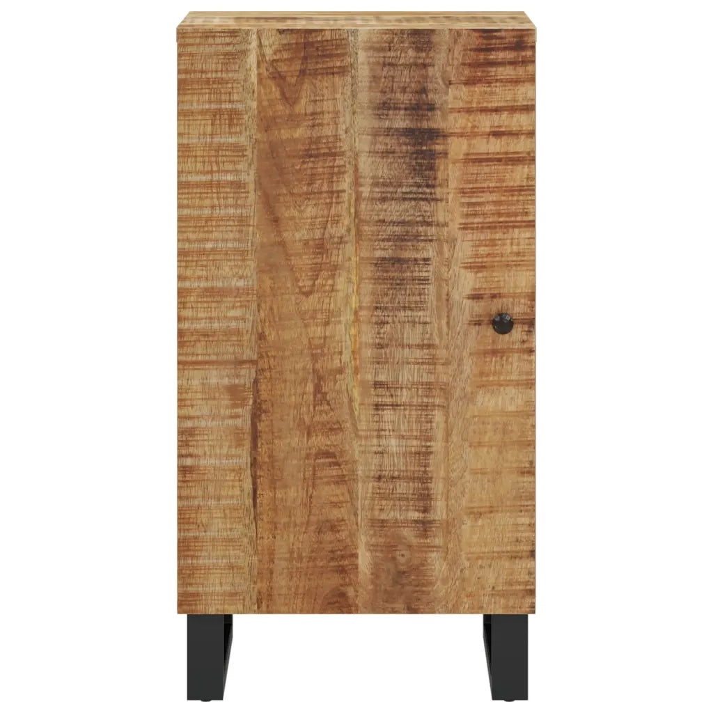 Credenza con Anta 40x31x75 cm in Legno Massello di Mango 352909