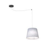 Sospensione 1 Luce Iside Con Paralume Grigio