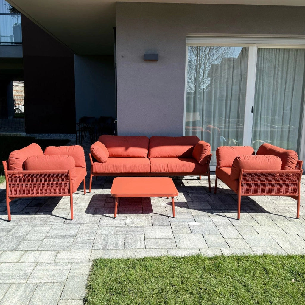 Salotto da giardino 5 posti - EVELIN