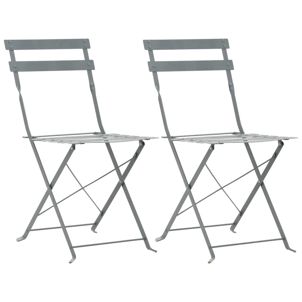 Set da Bistrot 3 pz in Acciaio Grigio 44355