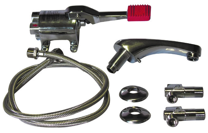 KIT MISCELATORE MONOPEDALE ESTERNO A PAVIMENTO- IDRAL- pezzi 1