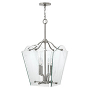 Lampada a sospensione Hinkley Wingate nichel antico 4xE14