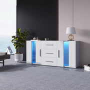 Credenza con luci LED - Zephmum - 140x35x70cm