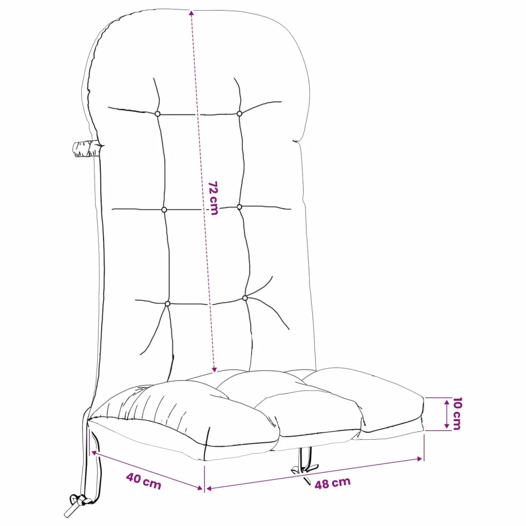 Cuscino per Lounger Sole PUTTEN 100% Poliestere 948224
