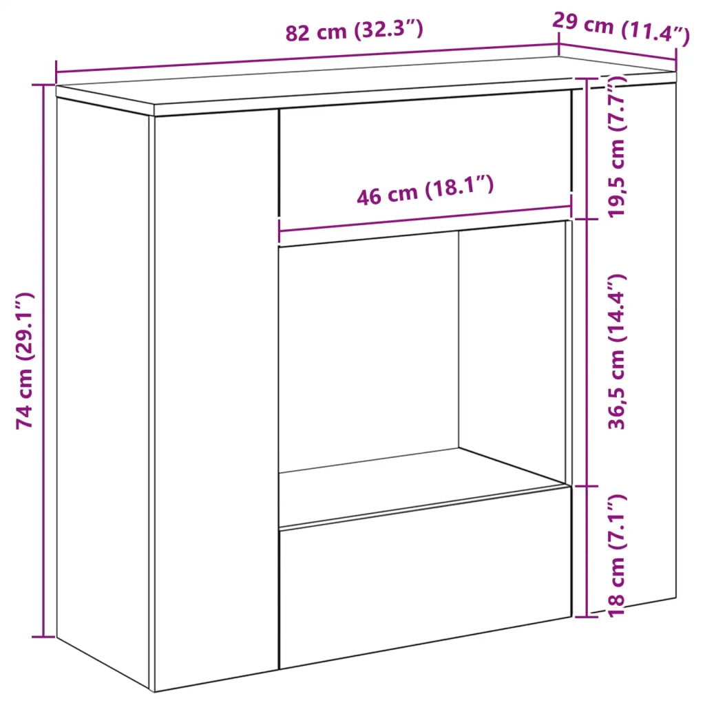 82 x 29 x 74 cm 899869