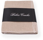 Tela di Lino per Cuocere il Pane - Diametro 75 x 45 cm - Ideale per Strofinati e Baguette - Duraturo e Solido