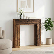 Cornice per camino Legno antico 102 x 18 x 100,5 cm 8006613