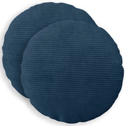 Federa 2 pcs HEERLEN Blu navy Ø 40 cm corduroy 922285