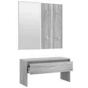 Set di mobili da ingresso in legno ingegnerizzato Sonoma grigio 02_0010787