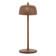 Zafferano Lampada a led da tavolo Circe Corten ricaricabile e dimmerabile