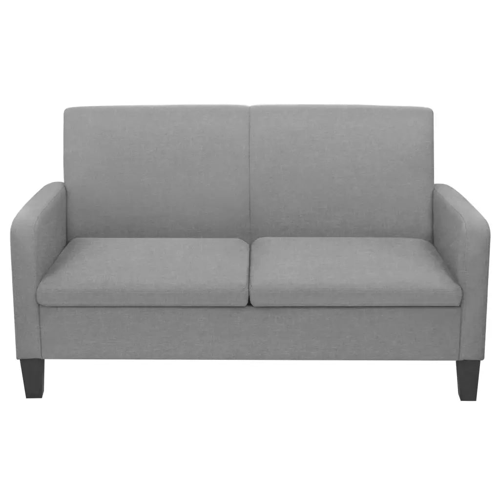 Divano a 2 Posti-Sofa 2 Posti 135x65x76 cm Grigio Chiaro