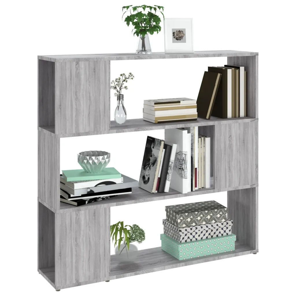 Libreria/Divisorio Grigio Sonoma 100x24x94 cm 826648