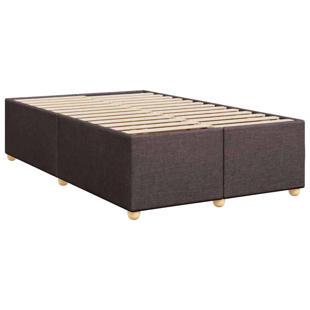 Letto box spring con materasso Marrone Scuro 120 x 200 cm 3450933
