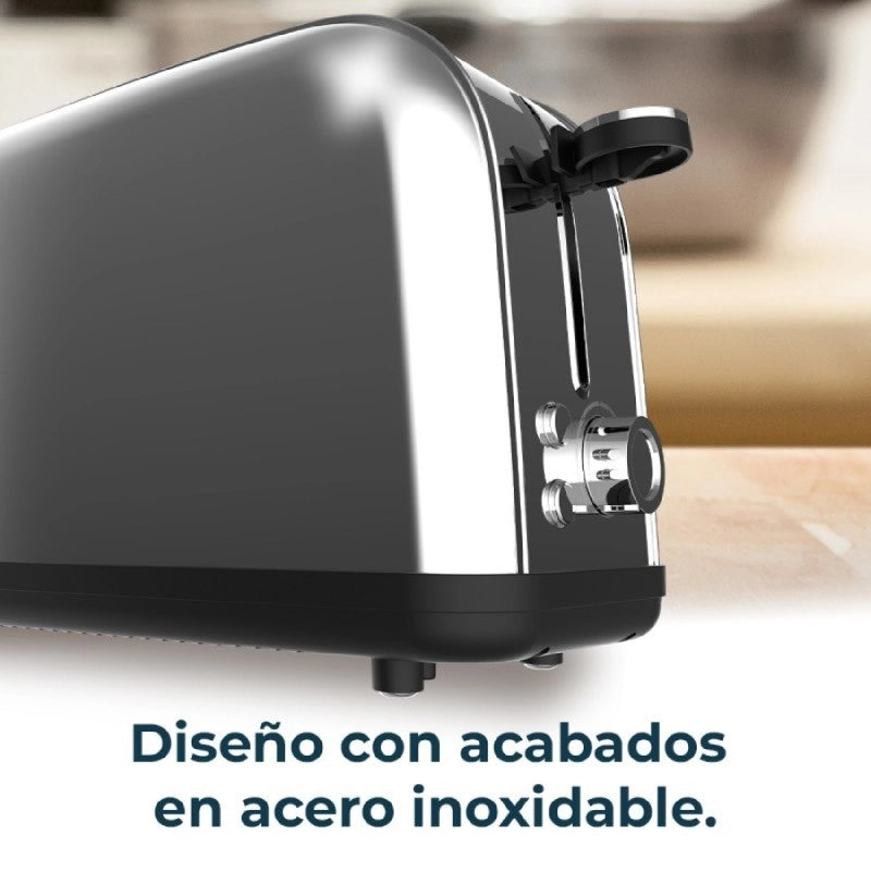 CECOTEC 04816 - Tostapane Toastin' time 850 Inox Long