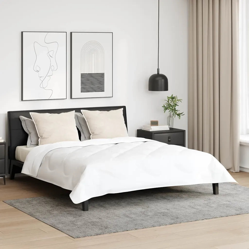 Cuscino 2 pcs Bianco 80 x 60 x 20 cm Cotone e Poliestere 42007810