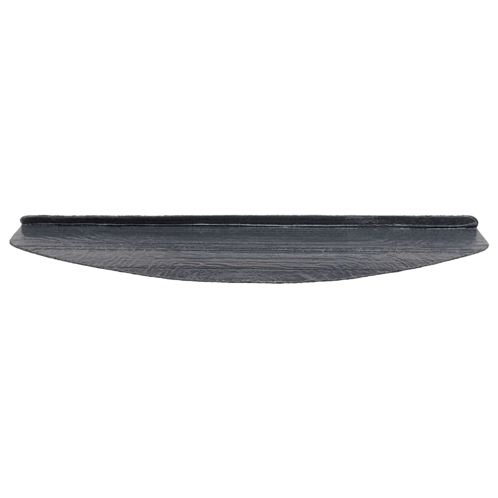 Tappetini per scale autoadesivi 15 pcs Nero 80 x 28 x 3,5 cm 42040595