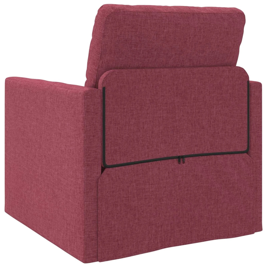 Divano letto Rosso Vino 74 x 77 x 81 cm Tessuto 4106624