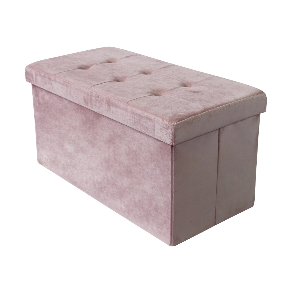 Pouf contenitore in velluto -  MARCUS