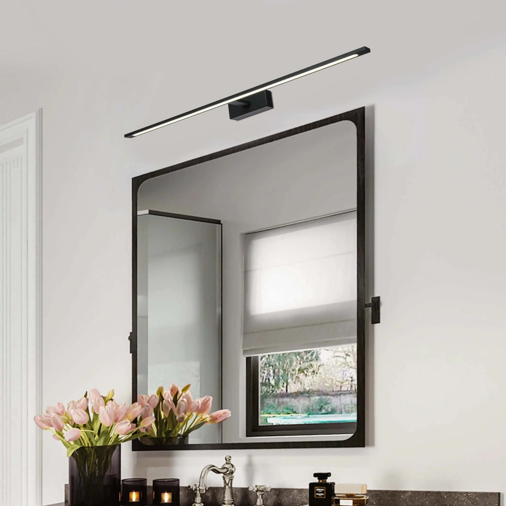 Applique Isla XXL nera LED 32W 4000K IP44 Light Prestige