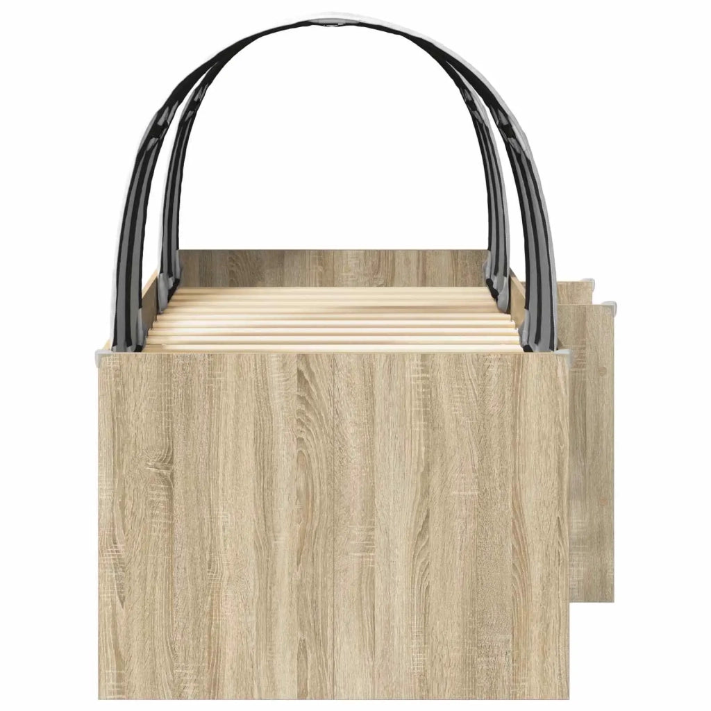 Letto con Tunnel 3 pz Sonoma e Bianco Legno ingegnerizzato 3423581