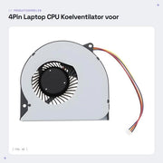 Ventilatore di raffreddamento per processore laptop a 4 pin per Dell Inspiron