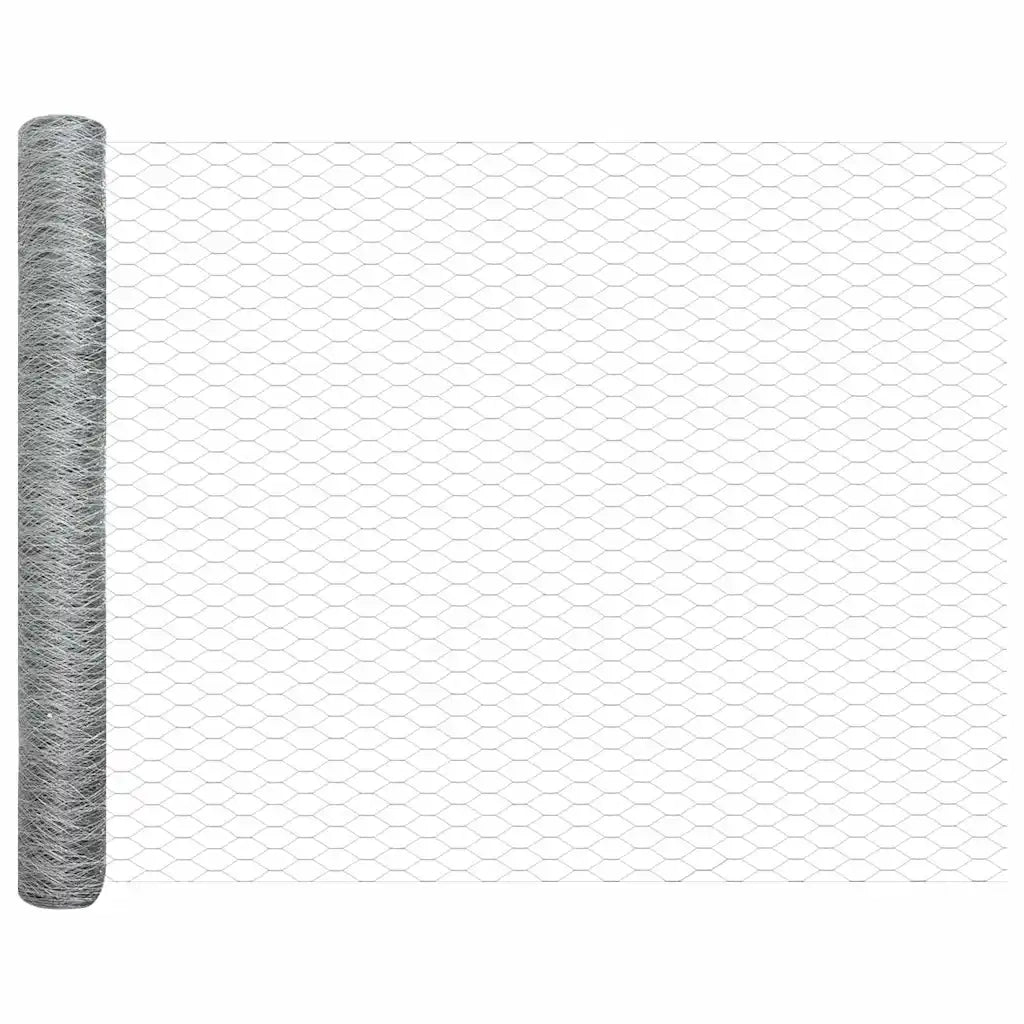 Palo della recinzione Argento 100 x 0,8 m (rete da 36 mm)