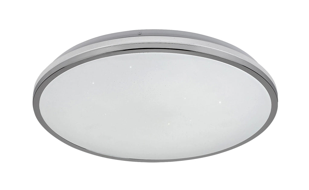 Plafoniera LED Rabalux Linden 49cm 50W cromo con telecomando