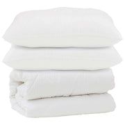 Piumone | Duvet con cuscino 3 pz Bianco Microfibra