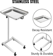 Carrello per salone con ruote - 10KG - Acciaio inossidabile