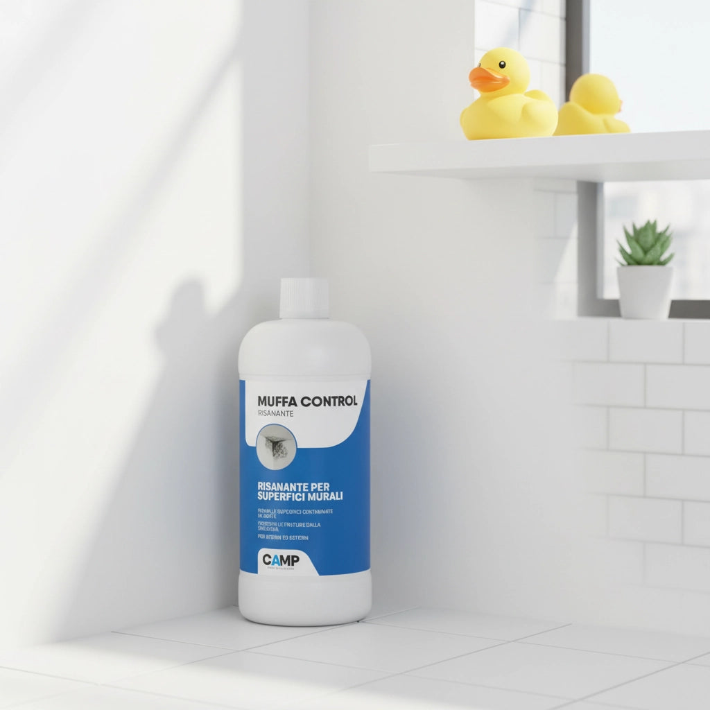 Kit 6 flaconi muffa control risanante per superfici interne ed esterne 1 lt