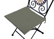 Cuscino antimacchia per sedia grigio  cm 40x40