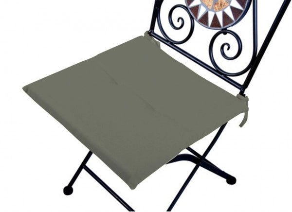 Cuscino antimacchia per sedia grigio  cm 40x40