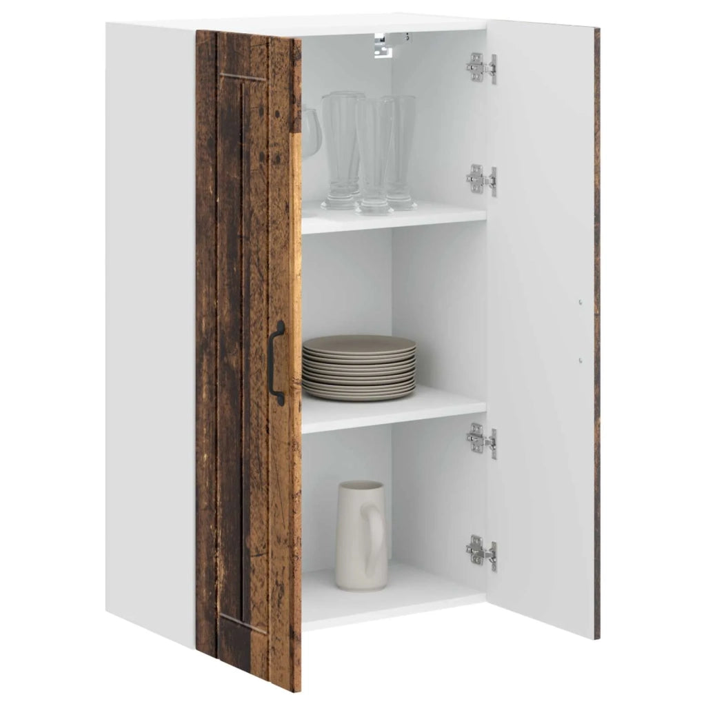 Pensile da cucina | Armadietto a muro LUCCA Legno antico 60 x 31 x 100 cm