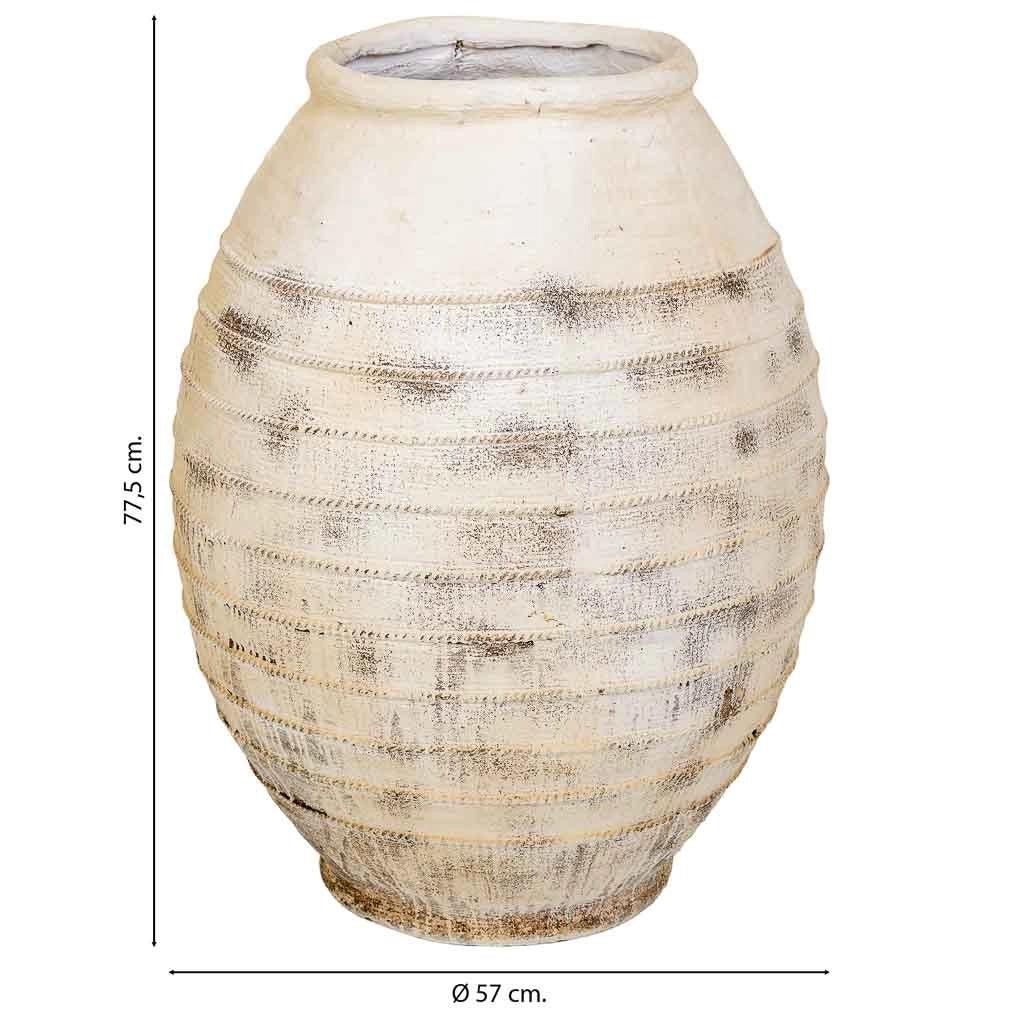 Vaso decorativo 57x57x77,5h cm