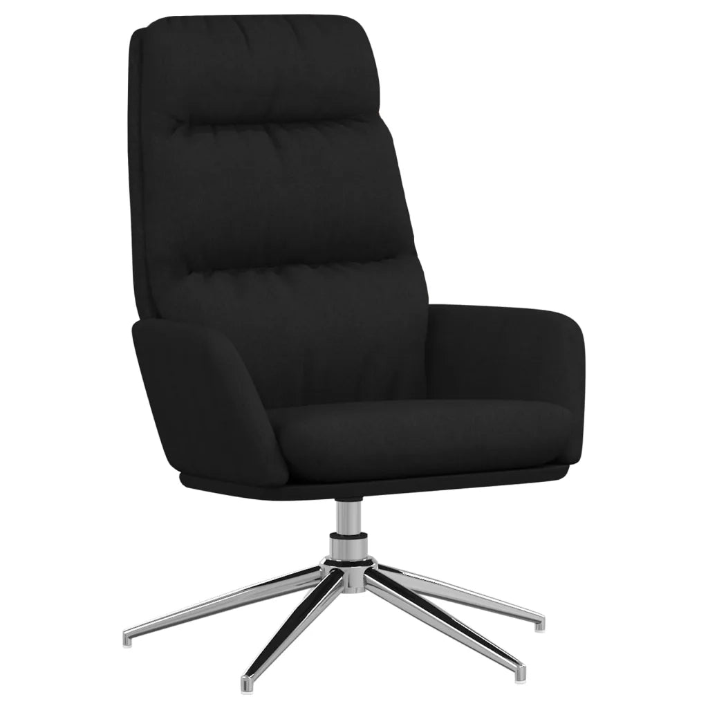 Sedia Relax Nera in Tessuto 341136