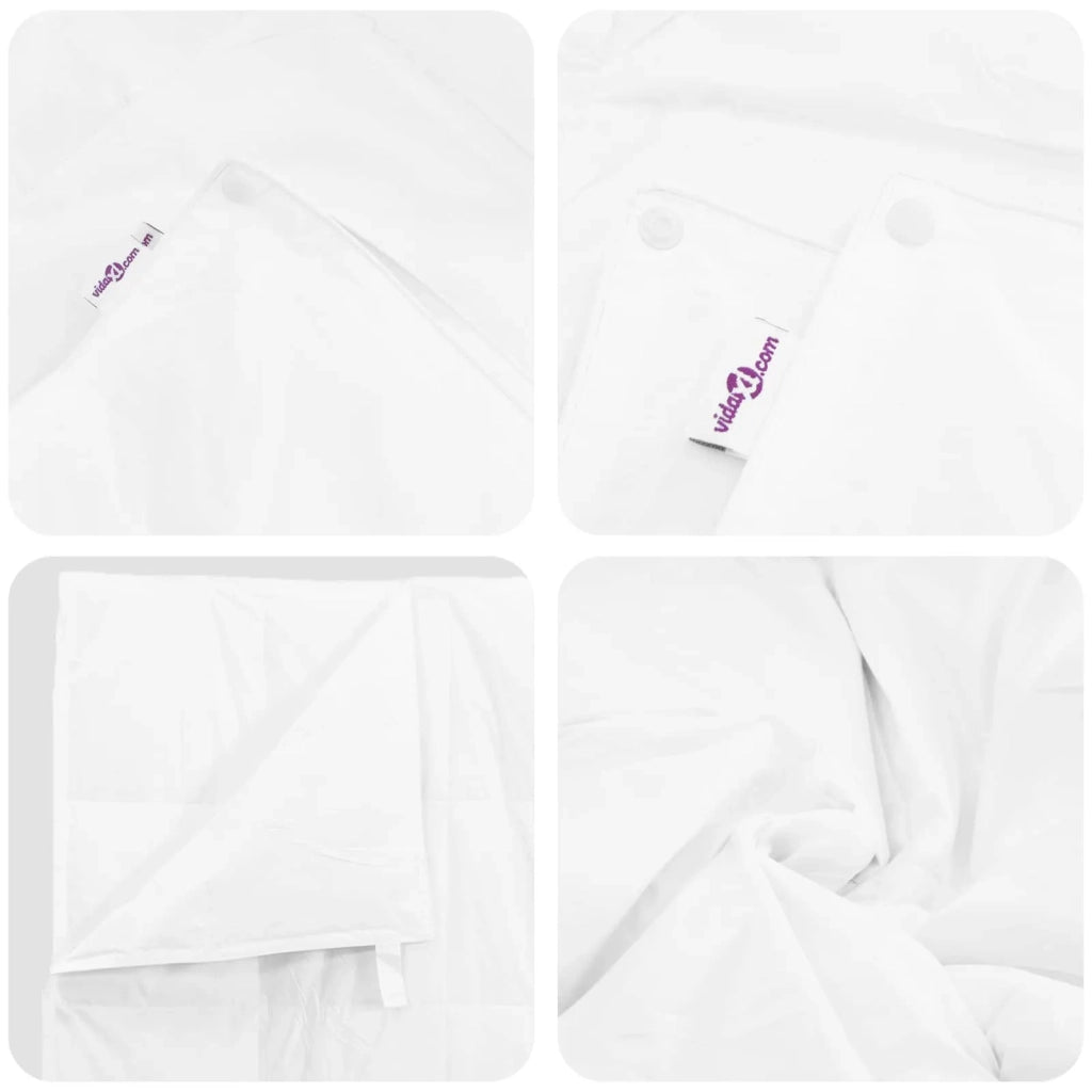 Duvet 2-in-1 con cuscino 2 pcs Bianco Piuma d'anatra 3376364