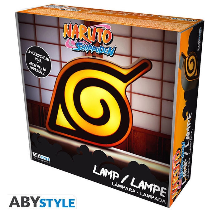 ABYstyle Lampada Konoha Naruto Shippuden LED Multicolore Plastica