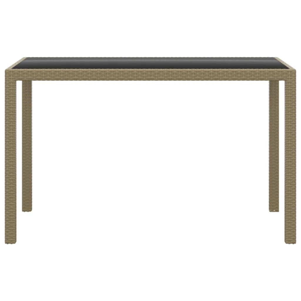 Set da pranzo da giardino composto da 3 pezzi con cuscini in polyrattan beige 02_0014523