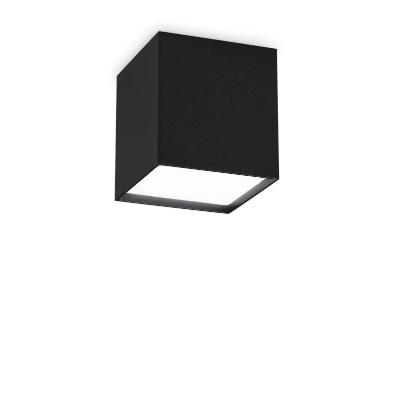 Lampada Da Soffitto Kubiko Pl Nero Ideal-Lux