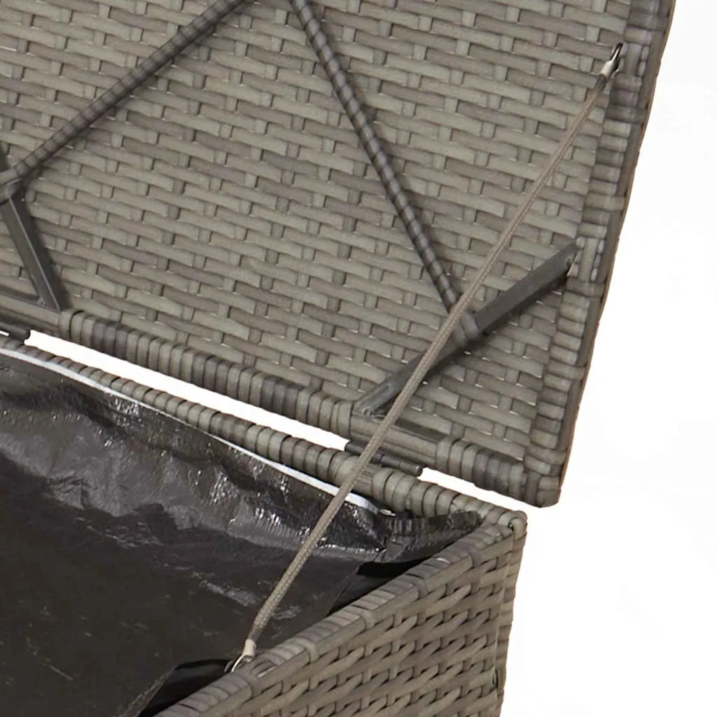 Scatola per Cuscini Grigio 50 x 50 x 50 cm polyrattan CFW8284451