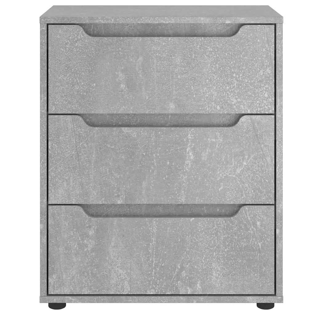 Credenza | Madia | Buffet da pranzo | Armadio da pranzo VISNES Grigio Cemento 60x40x73 cm in Legno Multistrato