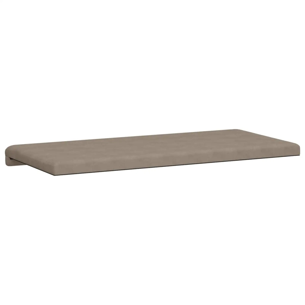 Cuscino per panchina Microfibra Tortora Profondità 35 cm 42043283