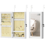 Specchio con cassetti ¨C Minimal ¨C Bianco crema 60x40x12
