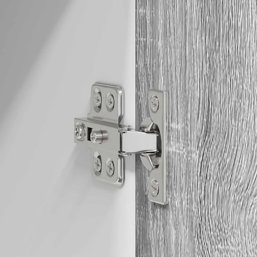 Armadio pensile 2 pcs Grigio Sonoma e Bianco 30 x 31 x 80 cm 884253