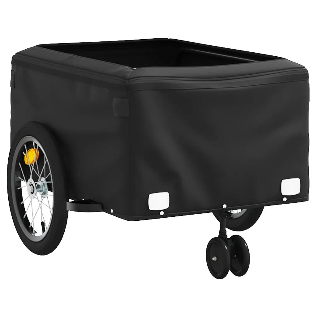 Rimorchio da Bici Nero e Rosso 45 kg in Ferro CFW2389080