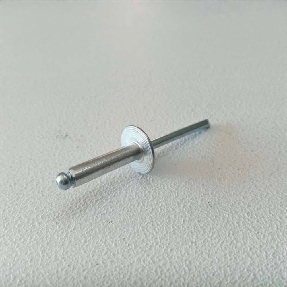Rivetti alluminio / acciaio 4,8x20mm - 100pz testa larga modello a strappo