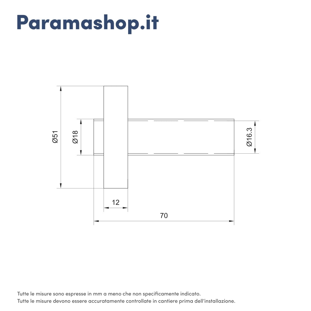 Kit copritubo universale per termoarredo cromato